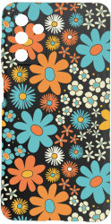 Husa BestCase Compatibila Cu Samsung Galaxy A13 5G Spring Flowers 0.8MM Slim Negru c-B 967 