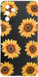 Husa BestCase Compatibila Cu Samsung Galaxy A13 5G Sun Flower 0.8MM Slim Negru c-B 1069 
