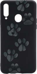Husa BestCase Compatibila Cu Samsung Galaxy A20s Dog Paw 0.8MM Slim Negru B 1013 
