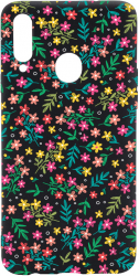 Husa BestCase Compatibila Cu Samsung Galaxy A20s Flower Pattern 0.8MM Slim Negru B 954 