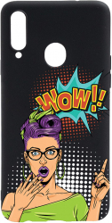 Husa BestCase Compatibila Cu Samsung Galaxy A20s Girl Boss 0.8MM Slim Negru B 1010 