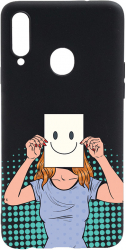 Husa BestCase Compatibila Cu Samsung Galaxy A20s Im Fine 0.8MM Slim Negru B 1011 