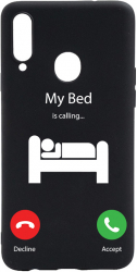 Husa BestCase Compatibila Cu Samsung Galaxy A20s My Bed Is Calling 0.8MM Slim Negru B 945 