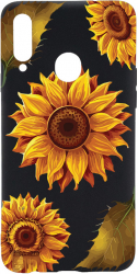 Husa BestCase Compatibila Cu Samsung Galaxy A20s Sun Flower 0.8MM Slim Negru B 1070 