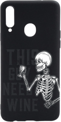 Husa BestCase Compatibila Cu Samsung Galaxy A20s This Guy Need Wine 0.8MM Slim Negru B 1026 