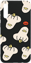 Husa BestCase Compatibila Cu Samsung Galaxy A50 Duck Pattern 0.8MM Slim Negru B 1015 