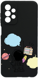 Husa BestCase Compatibila Cu Samsung Galaxy A33 5G Astronaut 0.8MM Slim Negru c-B 977 