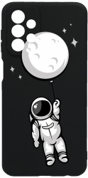 Husa BestCase Compatibila Cu Samsung Galaxy A32 4G 2021 Astronaut 0.8MM Slim Negru c-B 996 