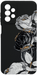 Husa BestCase Compatibila Cu Samsung Galaxy A23 4G / 5G Black Rose 0.8MM Slim Negru c-B 990 