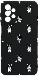 Husa BestCase Compatibila Cu Samsung Galaxy A53 5G Bulldog Pattern 0.8MM Slim Negru c-B 1043 
