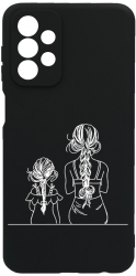 Husa BestCase Compatibila Cu Samsung Galaxy A33 5G Mom And Daughter 0.8MM Slim Negru c-B 1048 