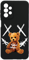 Husa BestCase Compatibila Cu Samsung Galaxy A23 4G / 5G Teddy Bear Smile 0.8MM Slim Negru c-B 982 