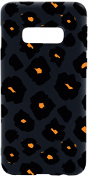Husa BestCase Compatibila Cu Samsung Galaxy S10e Original Leopard Pattern 0.8MM Slim Negru B 1038 
