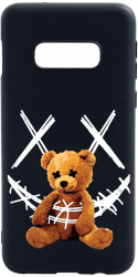 Husa BestCase Compatibila Cu Samsung Galaxy S10e Teddy Bear Smile 0.8MM Slim Negru B 982 