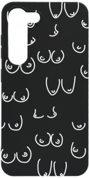 Husa BestCase Compatibila Cu Samsung Galaxy S21 Boobs 0.8MM Slim Negru B 1065 