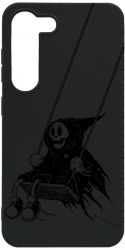 Husa BestCase Compatibila Cu Samsung Galaxy S21 Death Swinging 0.8MM Slim Negru B 1063 