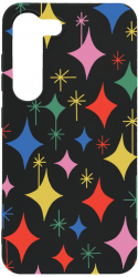 Husa BestCase Compatibila Cu Samsung Galaxy S21 Star Pattern 0.8MM Slim Negru B 988 