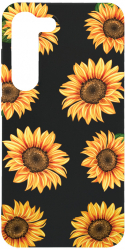Husa BestCase Compatibila Cu Samsung Galaxy S21 Sun Flower 0.8MM Slim Negru B 1069 