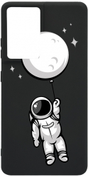 Husa BestCase Compatibila Cu Samsung Galaxy S21 Ultra Astronaut 0.8MM Slim Negru B 996 