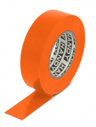 Banda izolatoare 19 mm x 20 m Grosime 0 13 mm Material PVC Portocaliu