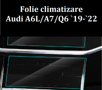 Folie sticla securizata pentru ecran climatizare GIDA-CRIS GC144 compatibil Audi A6L/A7/Q6 2019-2022 