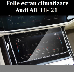 Folie sticla securizata pentru ecran climatizare GIDA-CRIS GC148 compatibil Audi A8 2018-2021 