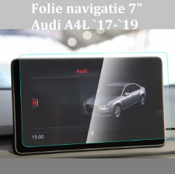 Folie sticla securizata pentru ecran navigatie 7 and rdquo GIDA-CRIS GC137 compatibil Audi A4L 2017-2019 