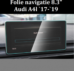 Folie sticla securizata pentru ecran navigatie 8.3 and rdquo GIDA-CRIS GC136 compatibil Audi A4L 2017-2019 