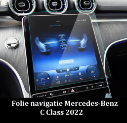 Folie sticla securizata pentru ecran navigatie GIDA-CRIS GC134 compatibil Mercedes-Benz C Class 2022 