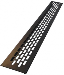 Grila Ventilare Din Aluminiu 60x484mm Finisaj Negru 