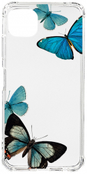 Husa BestCase Compatibila Cu Samsung Galaxy A22 5G Beautiful Blue Butterflies 1.5MM Slim Anti Shock AS 991