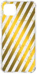 Husa BestCase Compatibila Cu Samsung Galaxy A22 5G Golden Stripes 1.5MM Slim Anti Shock AS 1055 