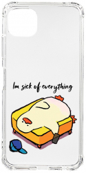Husa BestCase Compatibila Cu Samsung Galaxy A22 5G Im Sick Of Everything 1.5MM Slim Anti Shock AS 999 