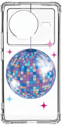 Husa BestCase Compatibila Cu Vivo X80 Disco Ball 1.5MM Slim Anti Shock AS 1006 