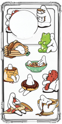 Husa BestCase Compatibila Cu Vivo X80 Eating Is My Hobby 1.5MM Slim Anti Shock AS 1018 