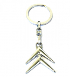 Breloc auto premium metal inoxidabil compatibil Citroen 