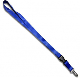 Breloc chei tip snur detasabil textil lungime 50.5 cm albastru inchis 