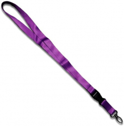 Breloc chei tip snur detasabil textil lungime 50.5 cm magenta 