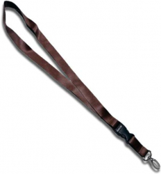 Breloc chei tip snur detasabil textil lungime 50.5 cm maro 