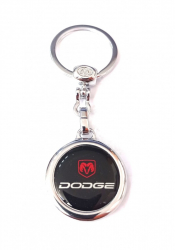Breloc Premium metal inoxidabil compatibil Dodge multicolor 