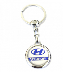 Breloc Premium metal inoxidabil compatibil Hyundai 