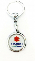 Breloc Premium metal inoxidabil compatibil Suzuki multicolor 