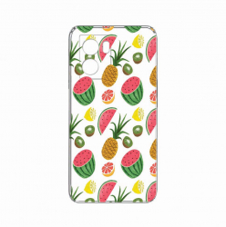 Husa BestCase Compatibila Cu OPPO A57s Ananas 2MM Clear Transparent c-TR 666 