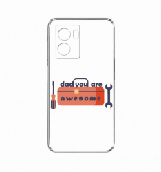 Husa BestCase Compatibila Cu OPPO A77 4G Awesome Dad 2MM Clear Transparent c-TR 794 