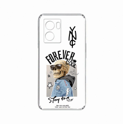 Husa BestCase Compatibila Cu OPPO A57s Forever Cool Skeleton 2MM Clear Transparent c-TR 935 