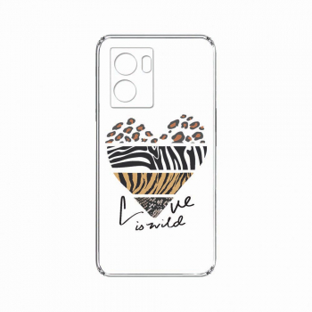 Husa BestCase Compatibila Cu OPPO A57s Love Is Wild 2MM Clear Transparent c-TR 762 