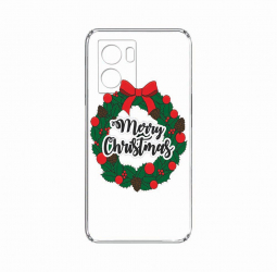 Husa BestCase Compatibila Cu OPPO A57s Merry Xmas 2MM Clear Transparent c-TR 346 