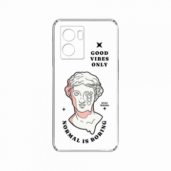 Husa BestCase Compatibila Cu OPPO A57s Normal Is Boring 2MM Clear Transparent c-TR 911 