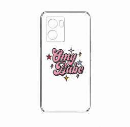 Husa BestCase Compatibila Cu OPPO A57s OMG Babe 2MM Clear Transparent c-TR 487 