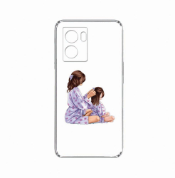 Husa BestCase Compatibila Cu OPPO A57s Princesses Gril Mom 2MM Clear Transparent c-TR 553 